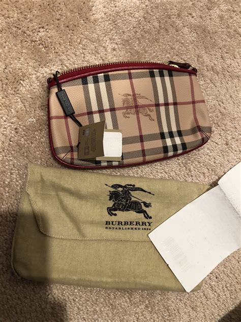 burberry clara wristlet|New Burberry Haymarket Coated Canvas Nova Check Clara .